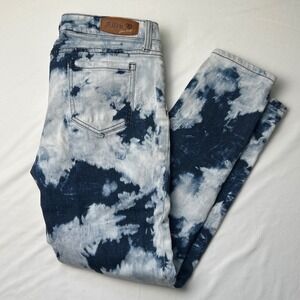 ALLEN B by Allen Schwartz Womens Low Rise Skinny Leg Acid Wash Jeans Size 10 Y2K